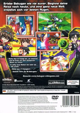 Bakugan - Battle Brawlers box cover back